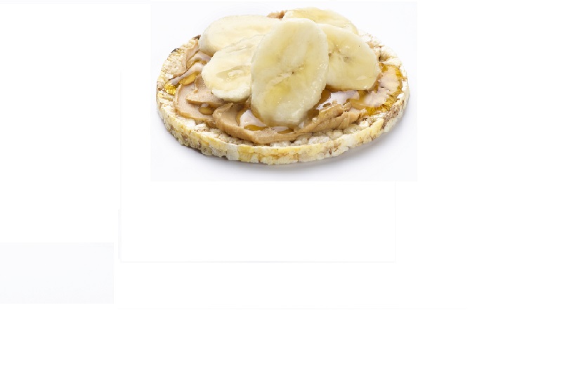 Banana, Honey & Peanut Butter on CORN THINS slices